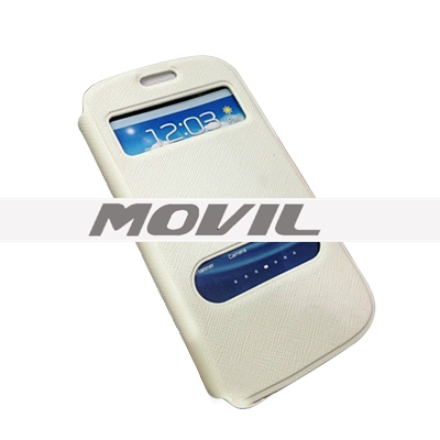 SCB-222 Fundas con ventana de vista para Samsung S3 I9300 SCB-222-0